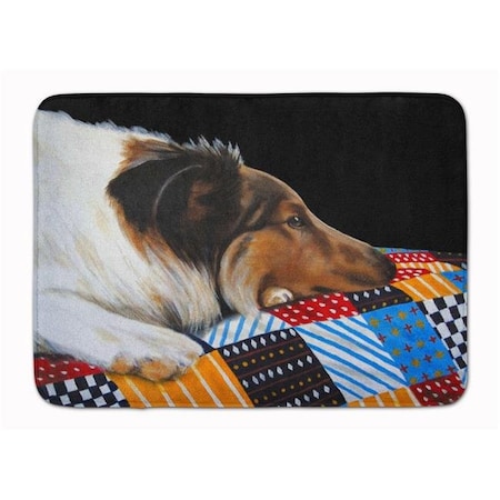 Carolines Treasures Carolines Treasures AMB1037RUG Day Dreamer Collie Machine Washable Memory Foam Mat AMB1037RUG